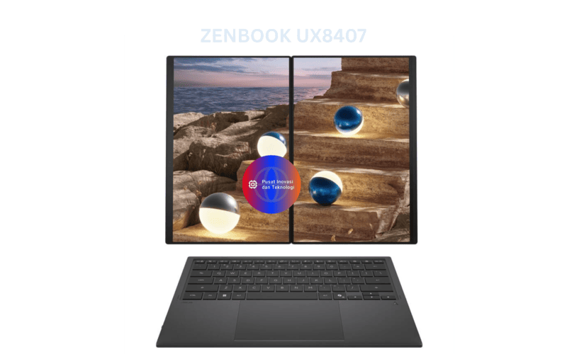 ASUS ZenBook Duo UX8407AA-OLEDS9312TM Intel Core Ultra 9 386H 32GB LPDDR5X 1TB W11 Home + OHS 2024+ Microsoft 365 Basic (TOUCH)  Moher Grey + only SLEEVE include inside box
